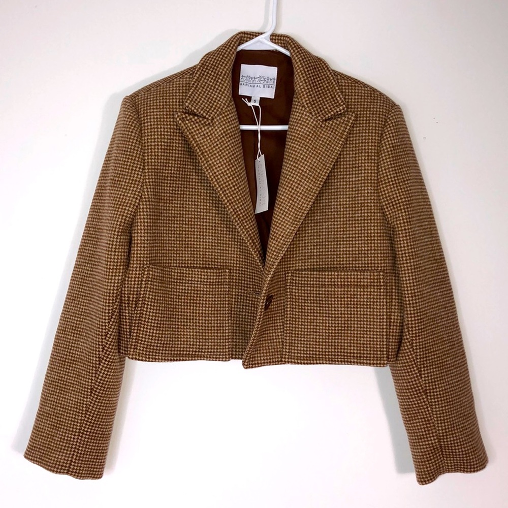 Mariam Al Sibai cropped blazer small size